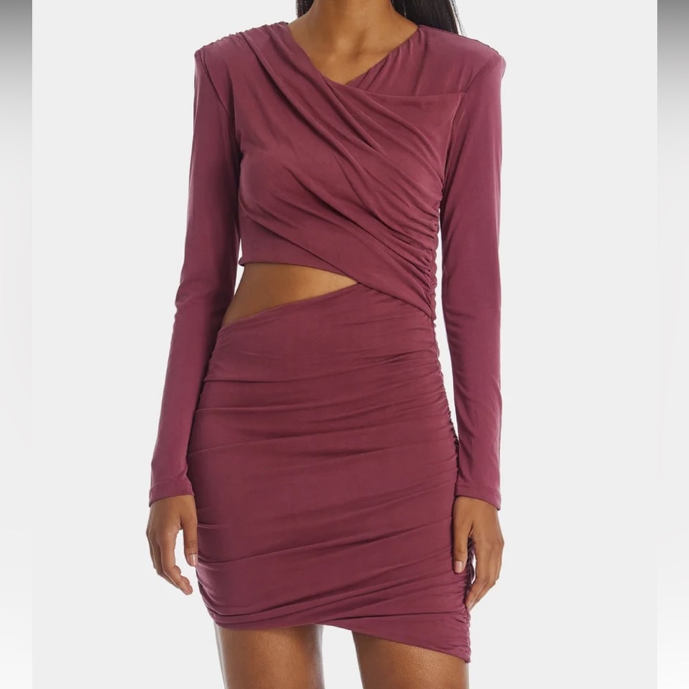 Bardot Rosa Ruched Mini Dress